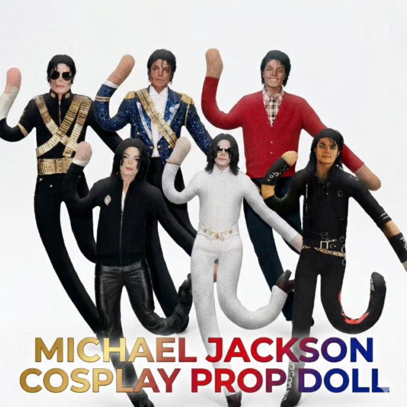Evoker Cosplay Prop - Michael Jackson Cosplay Requisiten-Puppe Plüschfigur Abstrakte
