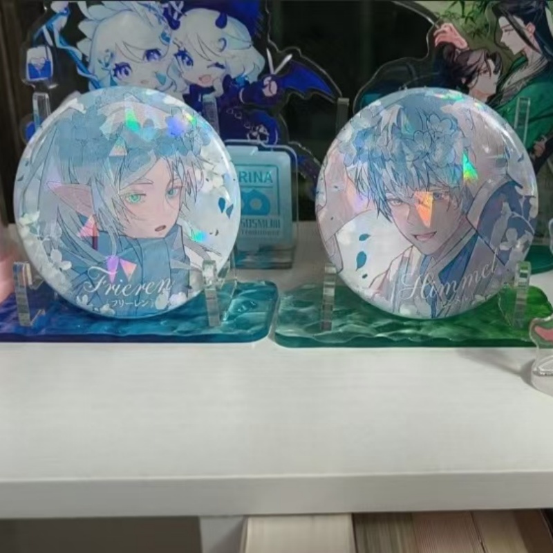 Frieren Cosplay Prop - Anime Frieren Himmel Abzeichen Cartoon-Figur Runde