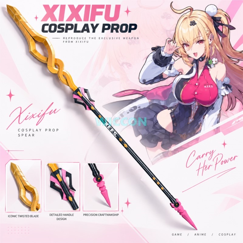 Detachable Cosplay Prop - Anime Zenless Zone Zero Cissia Cosplay-Requisite,