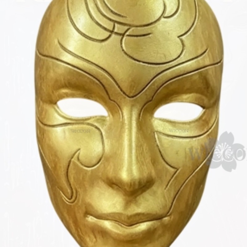 Cosplay Prop Pattern - Fantasias Katarina Retro Dunkelgold Klassisches Muster