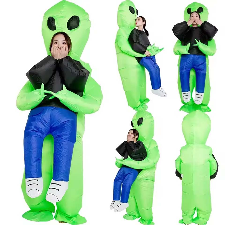 Aufblasbares Alien-Puppenkostü – Cosplay Prop Building Bewertung und Preis
