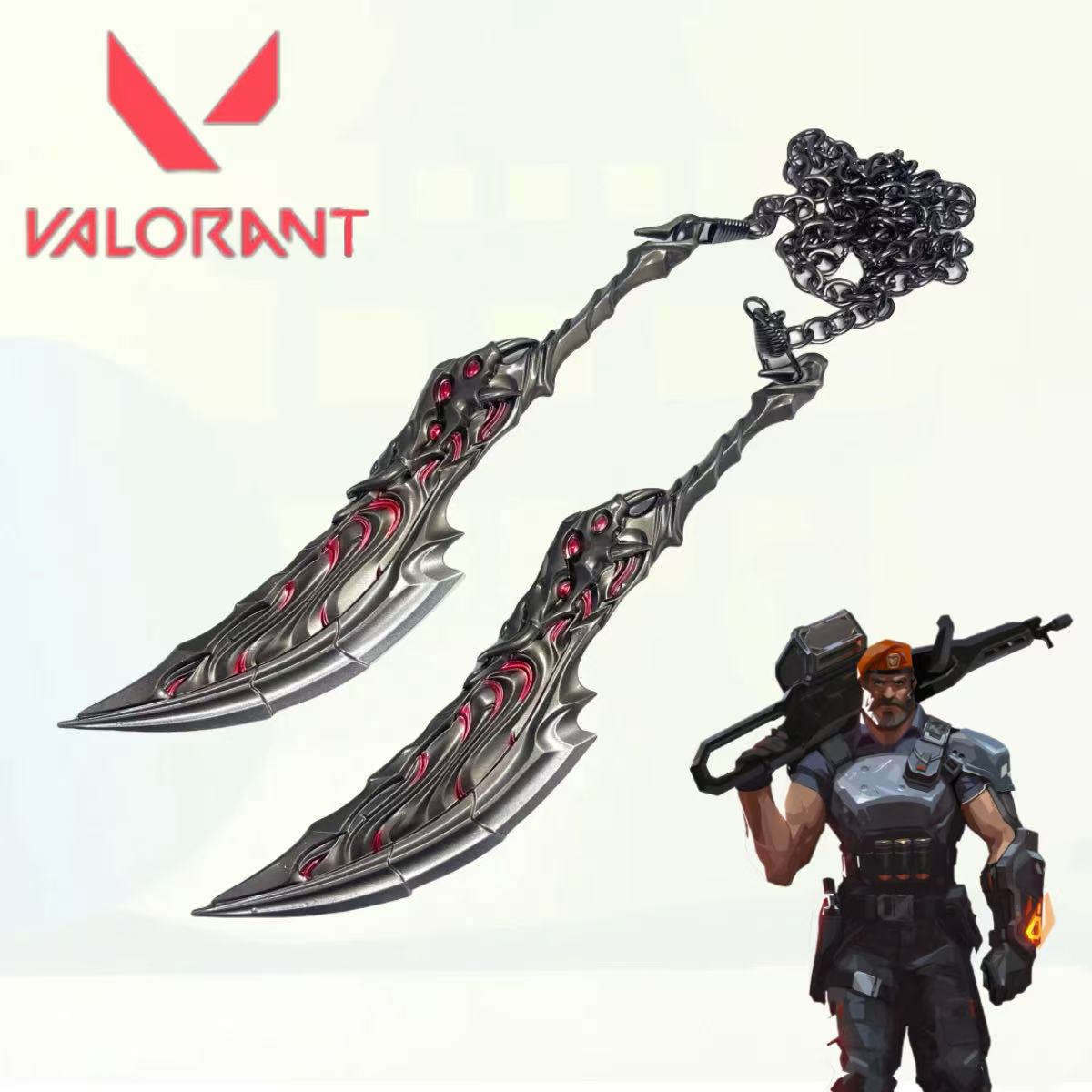 7,1 Zoll Valorant Flammen-Meta – Cosplay Flame Prop Bewertung und Preis