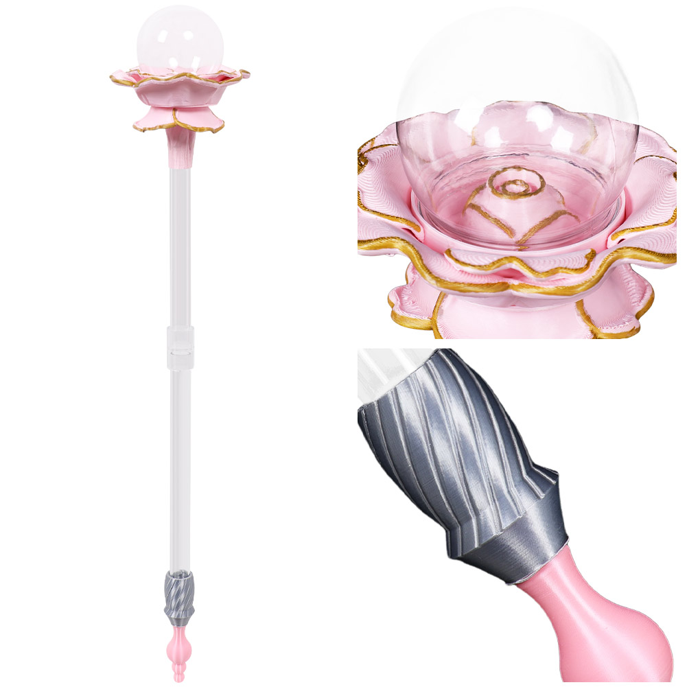 Glinda Cosplay-Kostüm mit Zaub – Cosplay Floating Prop Bewertung und Preis
