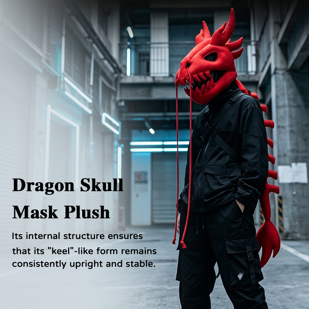 Dinosaurier-Skelett-Plüsch-Kop – Cosplay Prop Pattern Bewertung und Preis