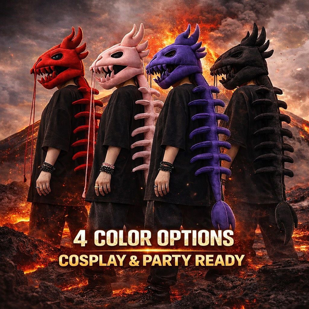 Dinosaurier-Skelett-Plüsch-Kop – Cosplay Prop Pattern Bewertung und Preis