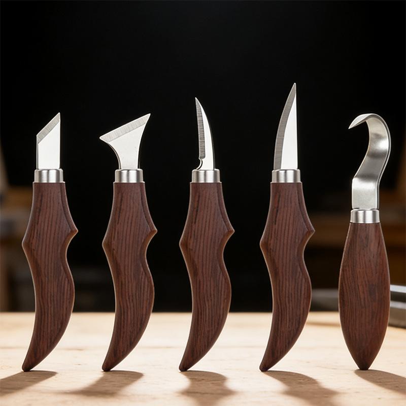 5-teiliges Holzschnitzmesser-S – Craft Knife Set Bewertung und Preis