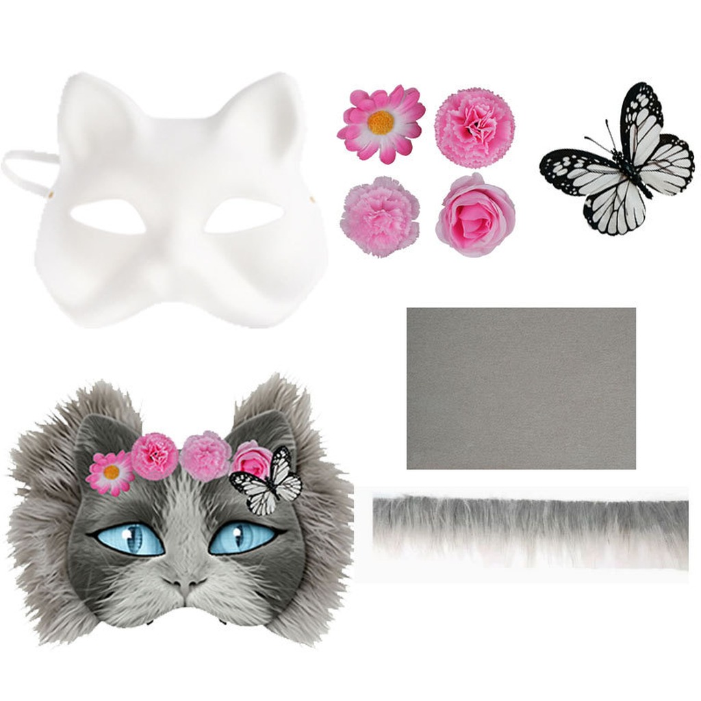 Maske mit DIY-Malset für Karne – Cosplay Prop Painting Bewertung und Preis