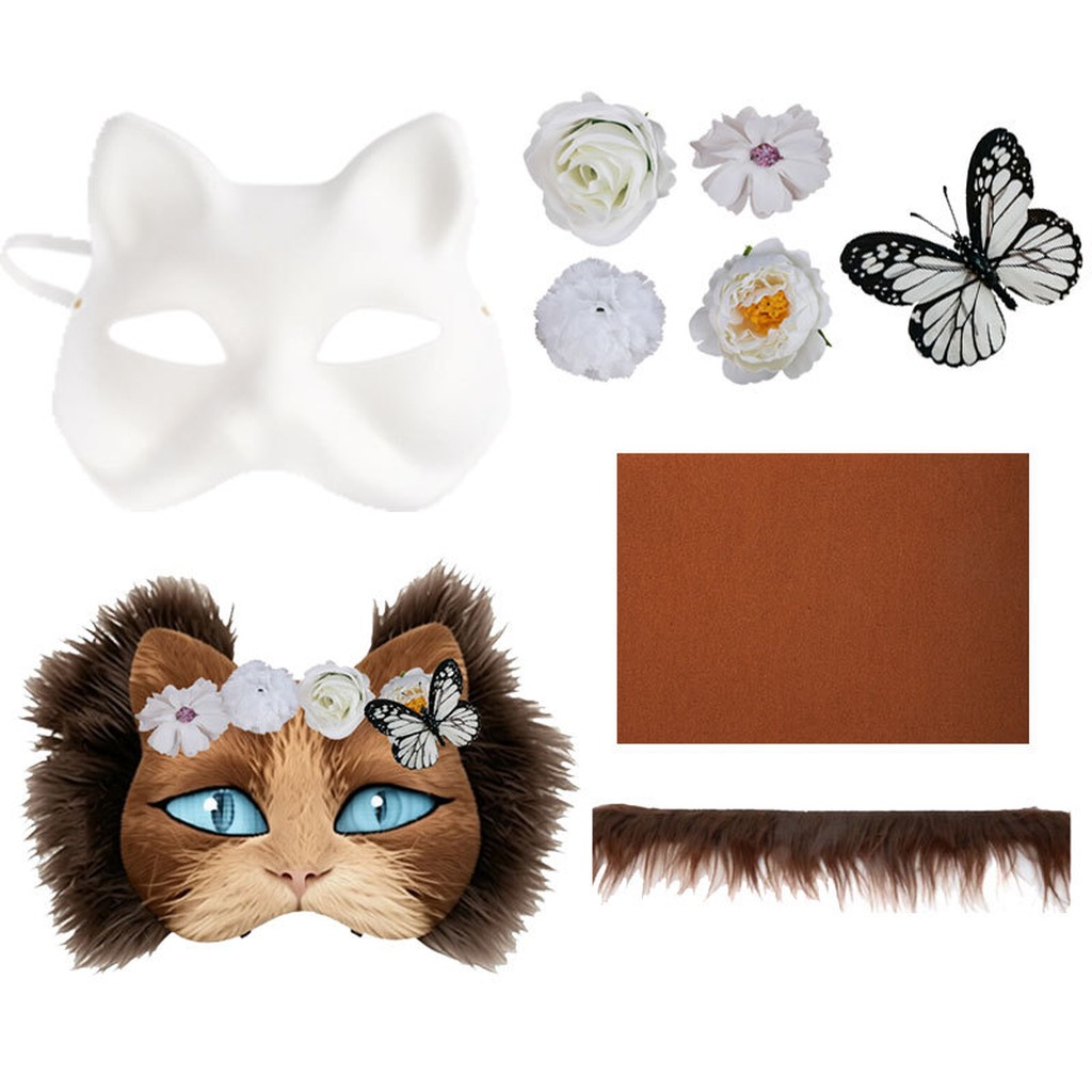 Maske mit DIY-Malset für Karne – Cosplay Prop Painting Bewertung und Preis