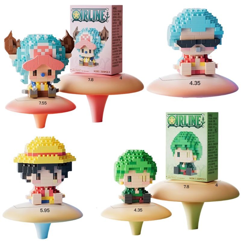 Anime-Bausteine One Piece Luff – Cosplay Prop Building Bewertung und Preis