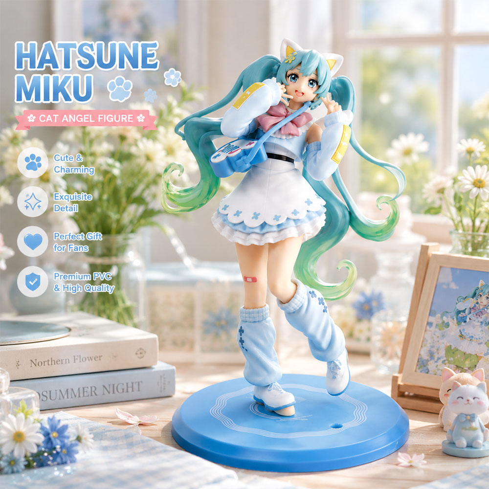 Hatsune Miku Katzen-Engel-Figu – Kotobukiya Bishoujo Bewertung und Preis