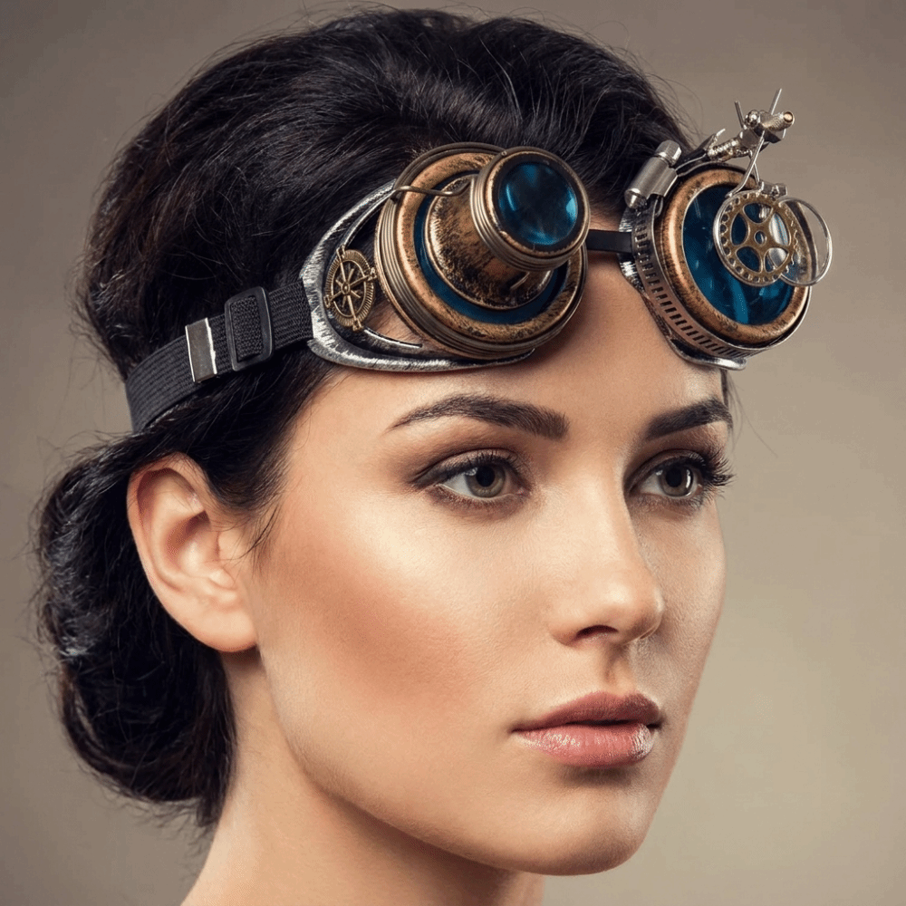 Farbige Gläser, Steampunk-Bril – Detachable Cosplay Prop Bewertung und Preis