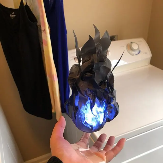 Neue LED-Schwimmflammenkugel,  – Cosplay Fireball Prop Bewertung und Preis